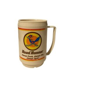 Vintage Road Runner gas station coffee cup